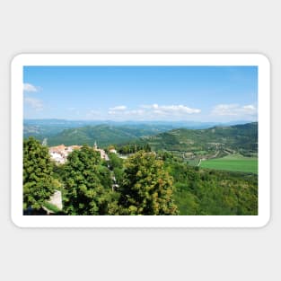 Landscape Near Motovun Sticker